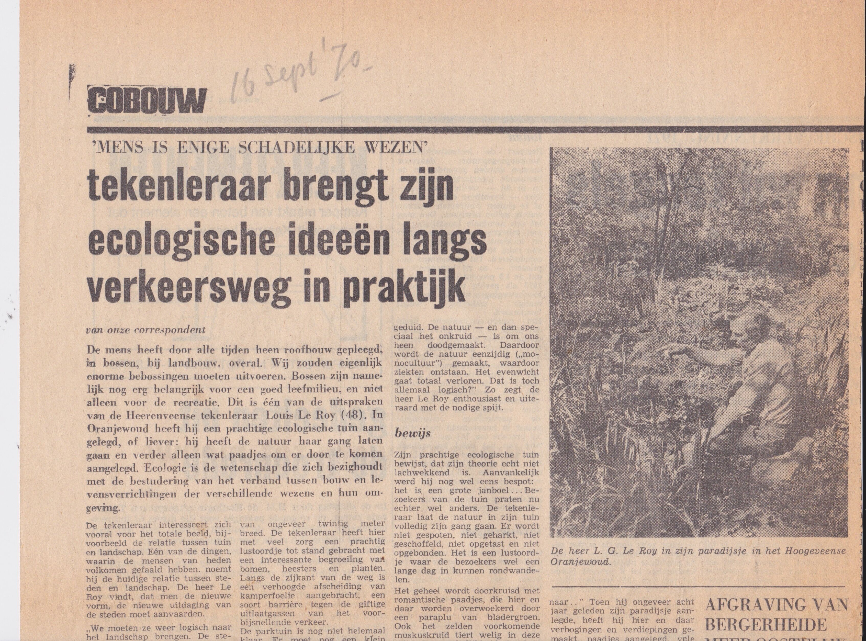 19700916_Tekenlaraar_brengt_zijn_ecologische_ideeen_langs_verlekeersweg_in_praktijk_001.jpeg