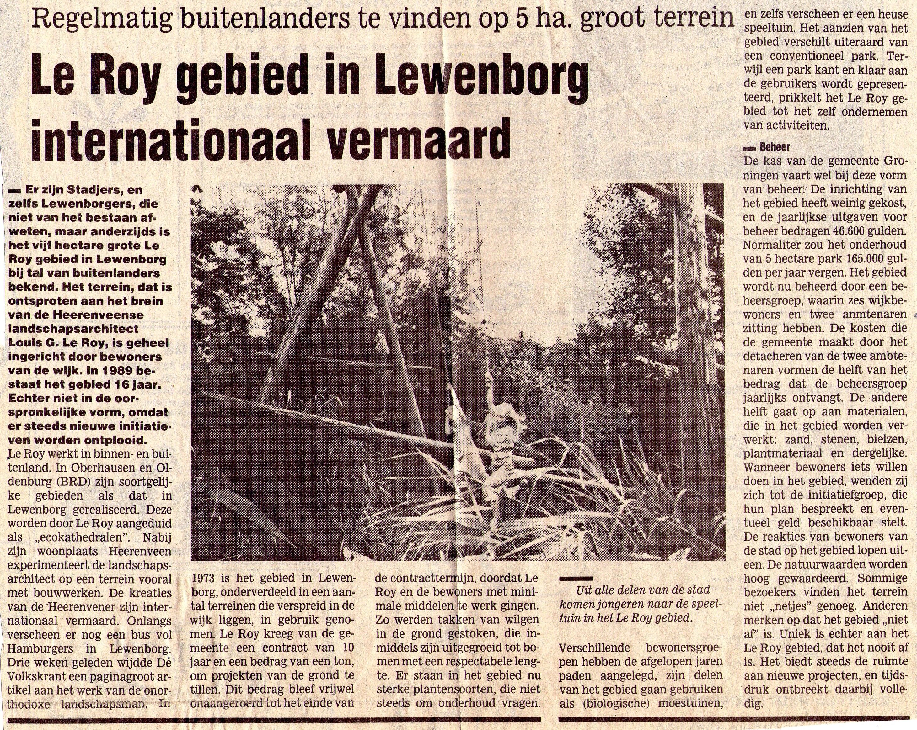 19890809_Le_Roy_gebied_in_Lewenborg_internationaal_vermaard.jpg