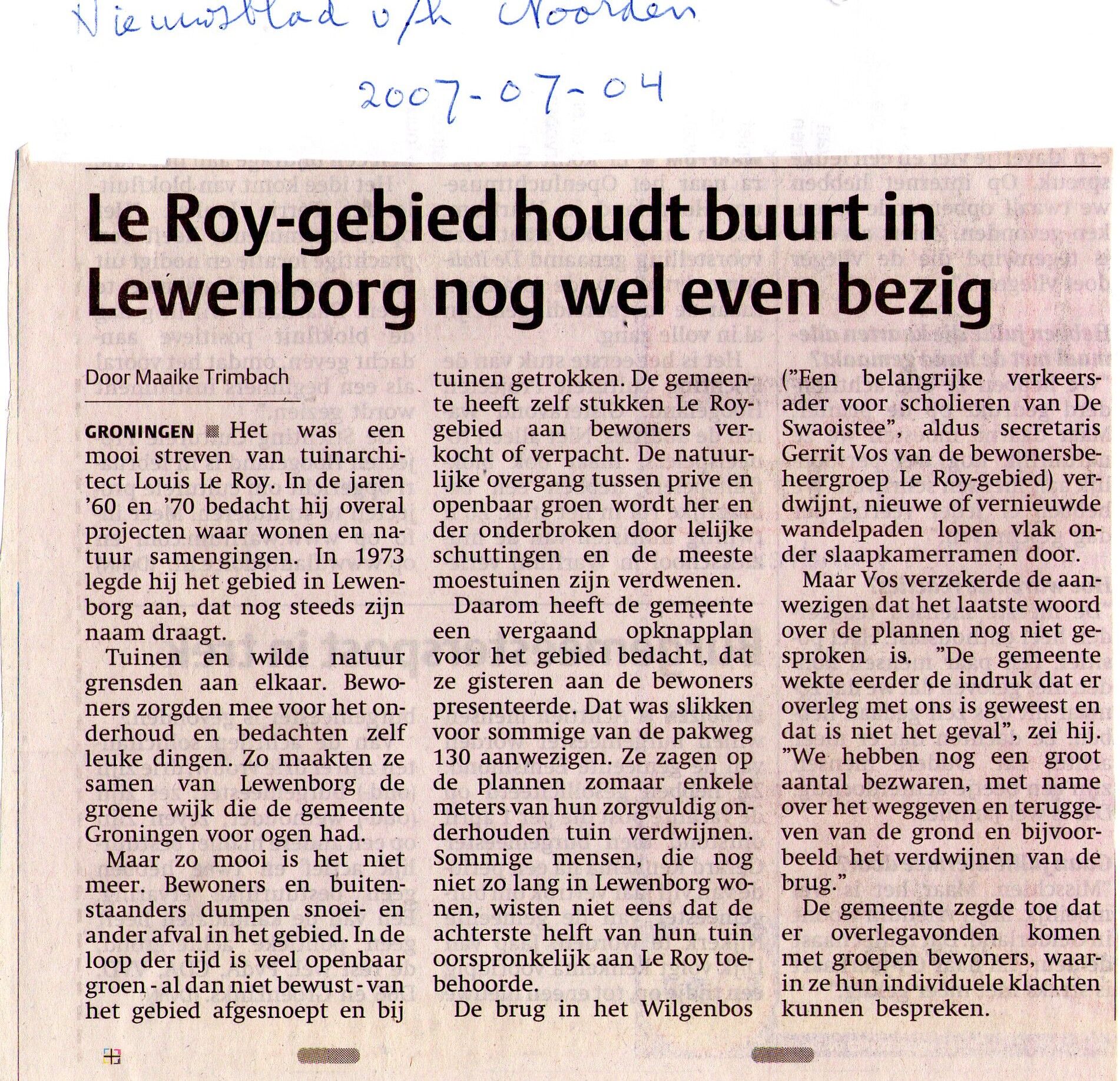 20070704_Le_Roy-gebied_houdt_buurt_in_Lewenborg_nog_wel_even_bezig.jpg