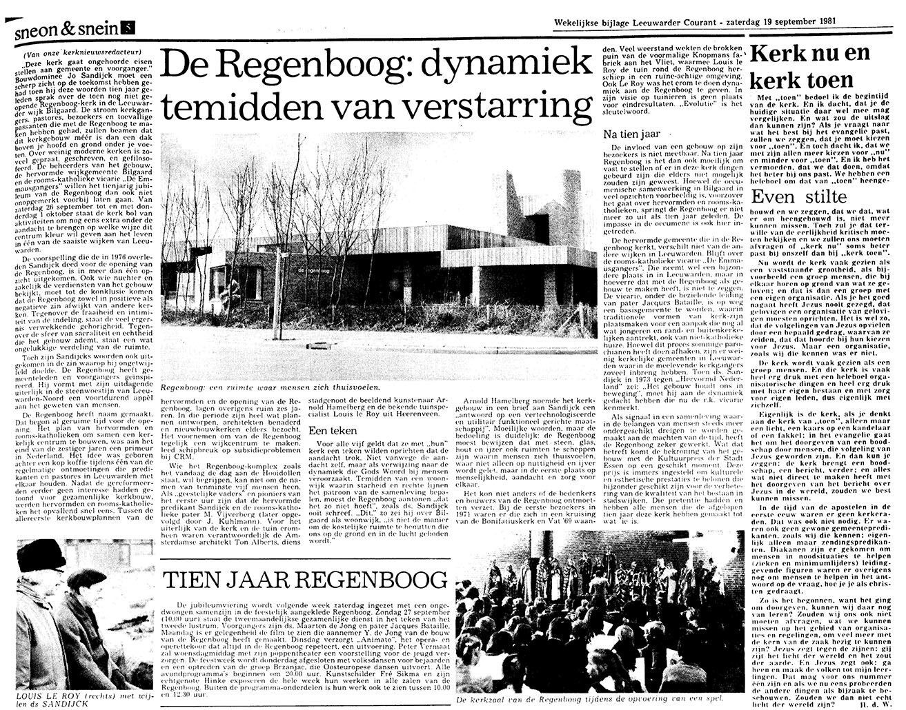 19-09-1981; ed. Dag bezitskenmerk KBDK
