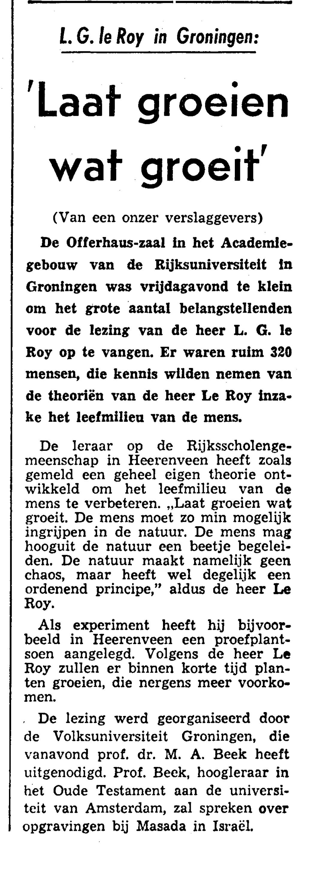 25-10-1971; nr. 250; jrg. 84; ed. Dag bezitskenmerk Groninger archieven