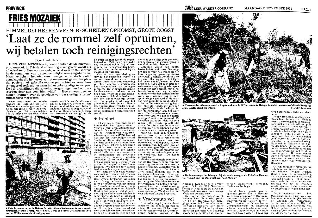11-11-1991; ed. Dag bezitskenmerk KBDK