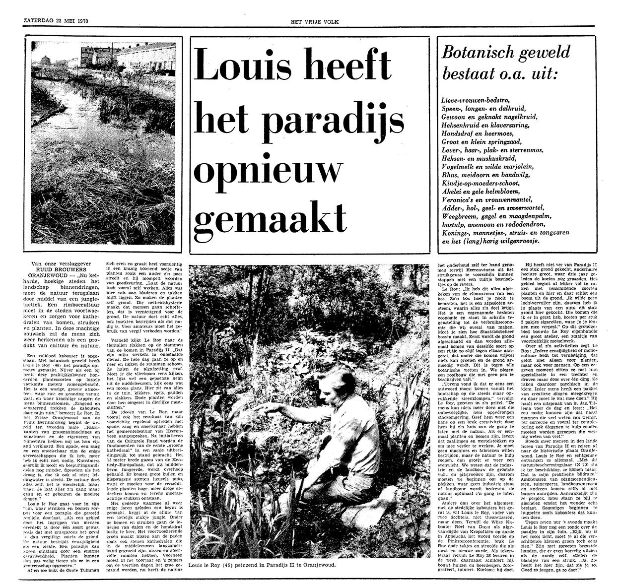23-05-1970; nr. 7561; jrg. 25; ed. Dag bezitskenmerk Gemeentearchief Rotterdam
