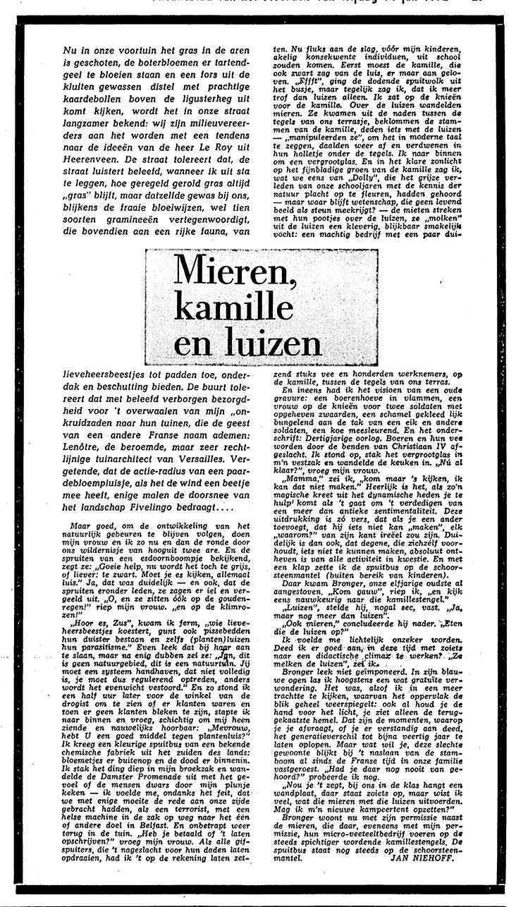 14-07-1972; nr. 164; jrg. 85; ed. Dag bezitskenmerk Groninger archieven