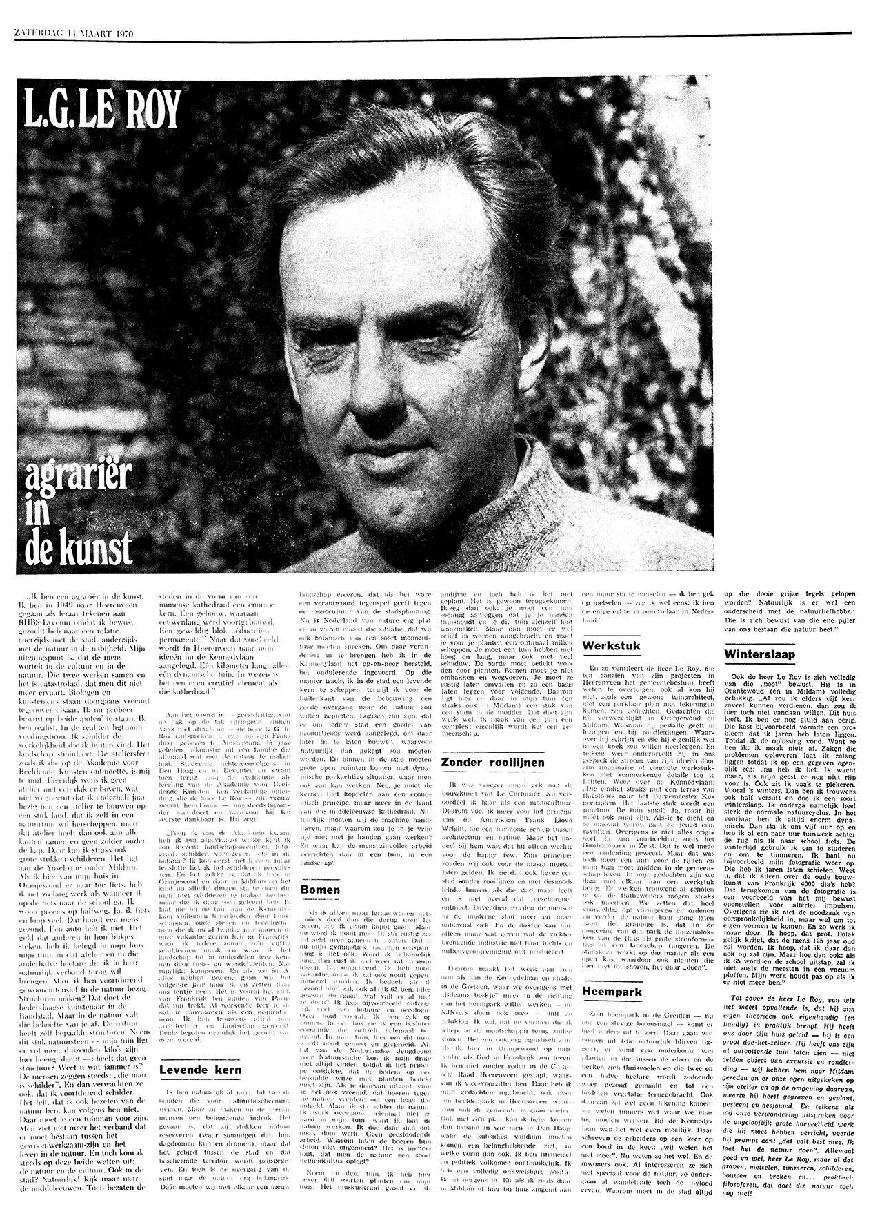 14-03-1970; ed. Dag bezitskenmerk KBDK